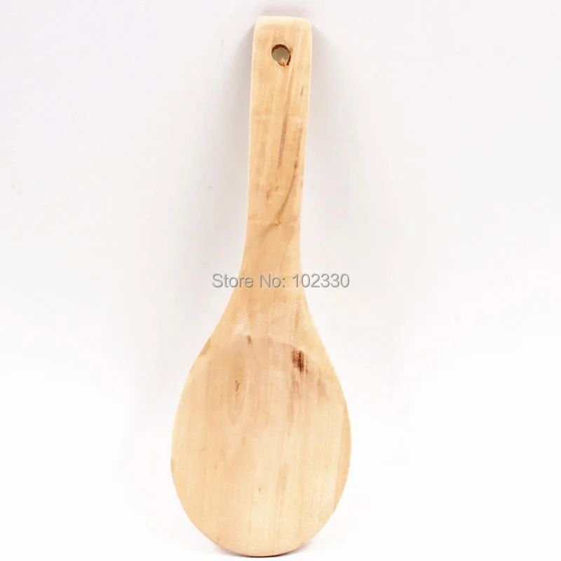 

600pcs Wooden Spoon Eco-Friendly Rice Scoop Food Spoons Spatula Plane Kitchen Utensils Cooking Tools