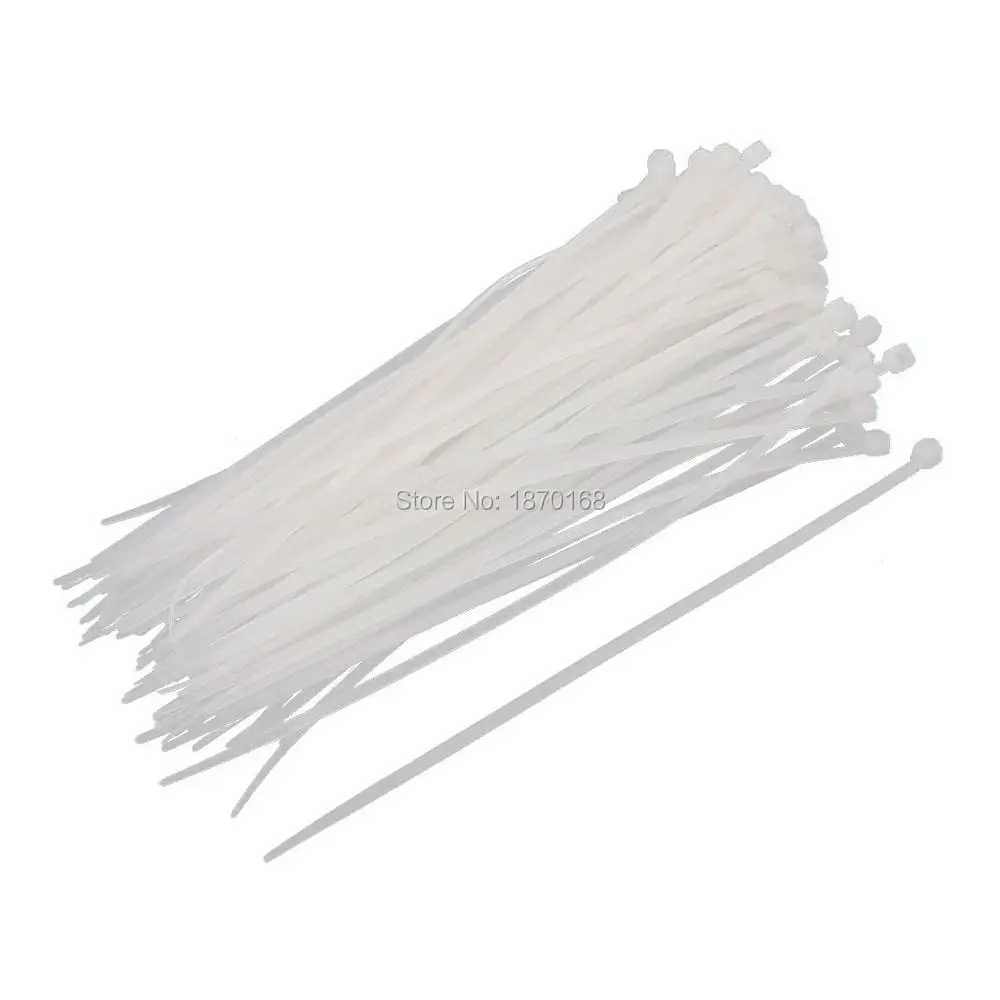 

1000pcs 3mm x 150mm Nylon Self Locking Cable Zip Ties Fastener Beige