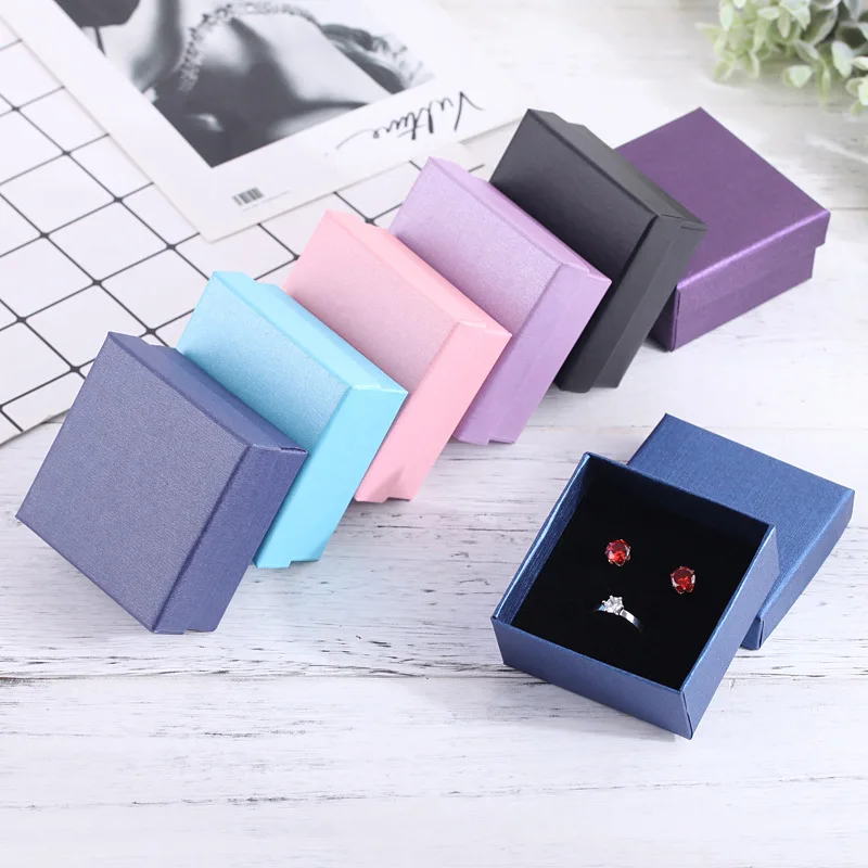 10 stücke Schmuck Organizer Boxen Für Frauen Halskette Ohrringe Armbänder Mädchen Geschenk Box Reise Zubehör Schmuck Schwamm Fall – Detail 2