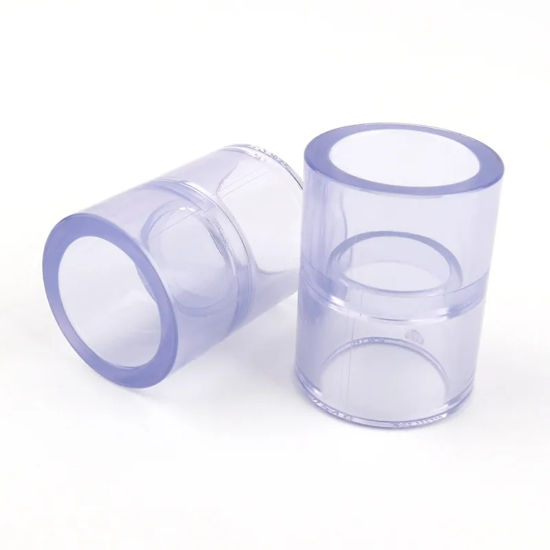 

8pcs/lot 32mm Transparent PVC Pipe Connector Aquarium Fish Tank Tube Adapter Garden Irrigation System Water Pipe Direct Joints