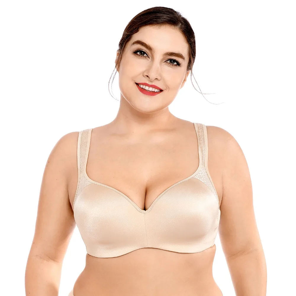 

Women's Balconette Underwire Bra Lightly Padded Contour Seamless Bra