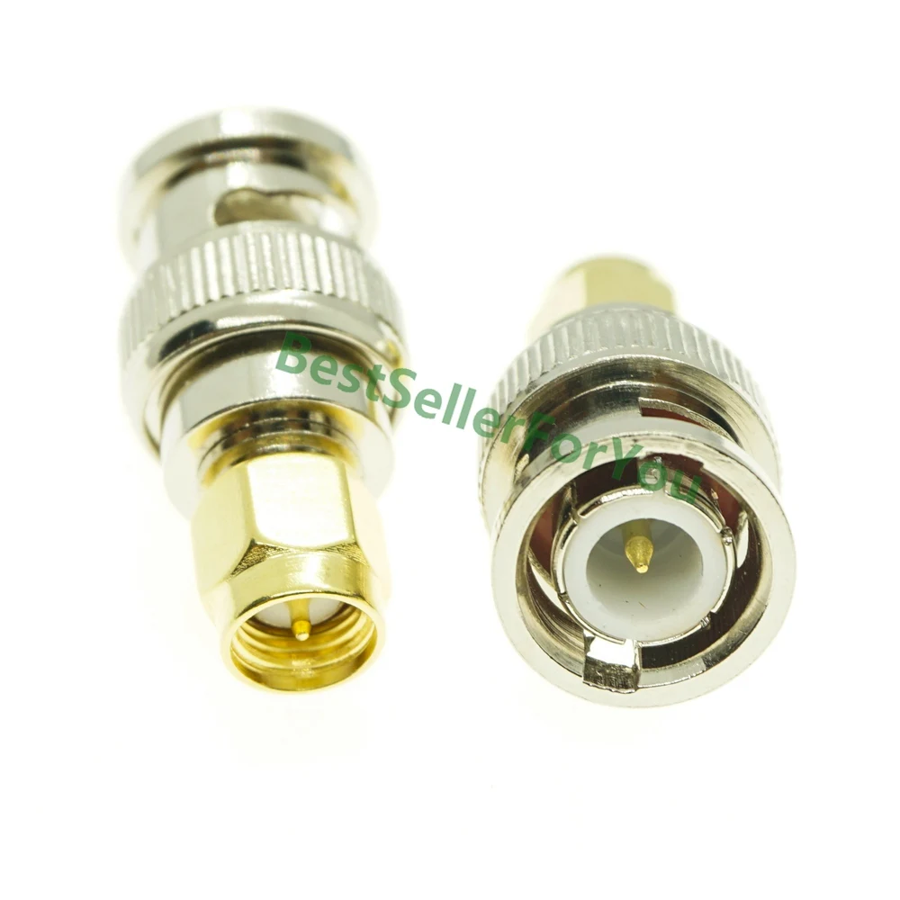 

SMA Male to BNC Male Plug Straight RF SMA-BNC-JJ RF Coaxial Coax Adapter