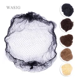 100PCS Top Quality Nylon Hair Net Star Dance Recital Buns / Hair Extension Weaving Cap Brown Hairnets