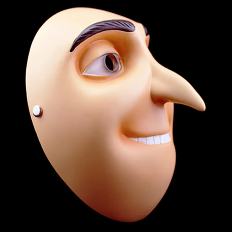 Free Shipping Resin Despicable Minious Me Mask Adult Men Movie Collections Gru Masks Masquerade Cosplay Costumes Props