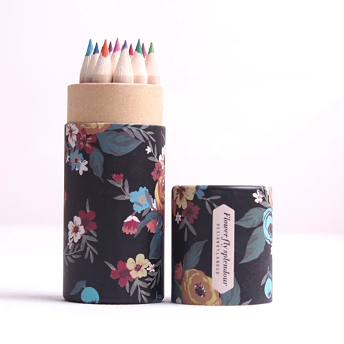 

12 шт./партия, цветные деревянные карандаши, 3,5 дюйма