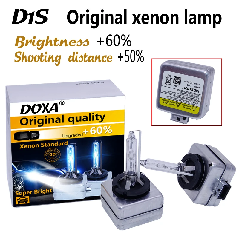 Free shipping D1S Car bulb 35W super brightness and longer life 4300K,6000K,8000K D1S Car Light Factory Promotion D1S