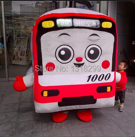 mascot bus car mascot costume fancy dress custom fancy costume cosplay theme mascotte carnival costume kits