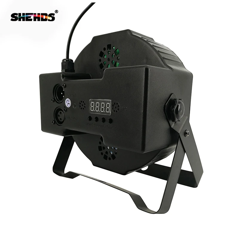 Hot Sell and Hight Quality Flat LED Par 7X12W/7X18W/12X3W /54X3W RGBW  Stage Wash Light DMX512 Controller DJ Equipment