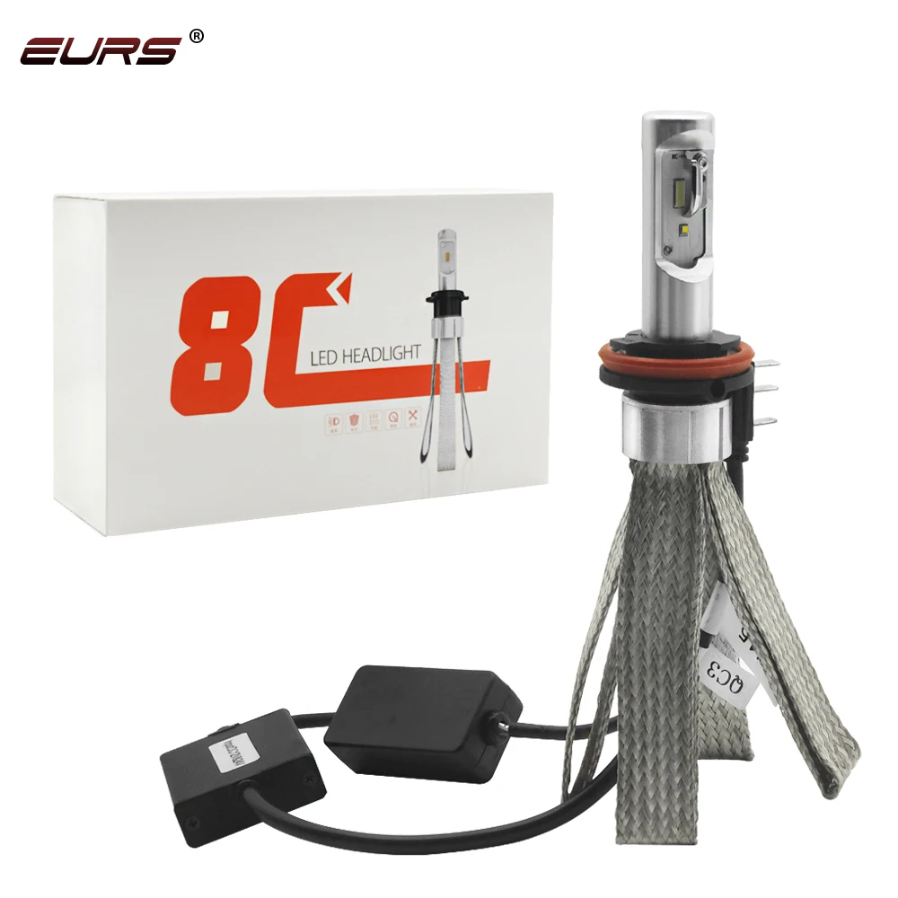 

2pcs High Power 8C LED Light Canbus 80W 8000LM H4 LED Bulb H7 LED Headlight H1 H11 H8 H15 9012 HB3 HB4 HB5 LED Head Lamp Kit