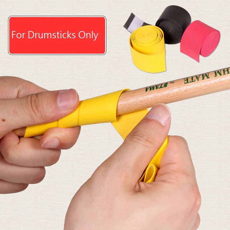 QCYQ Drumstick Grips Anti-slip Sweat Absorbed Drum Sticks Tape