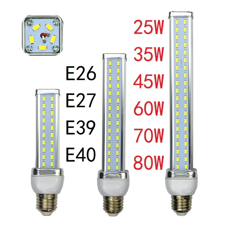 Lampada 5730 LED lamp Corn light 25W 35W 45W 60W 70W 80W Led Bulb E26 E27 E39 E40 85-265V High brightness energy-saving Lighting