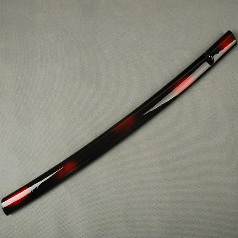 Delicate Sword Fitting Red & Black Colorized Wooden Saya Sheath Scabbard for Samurai Sword Japanese Katana Nice Gift SYQ16