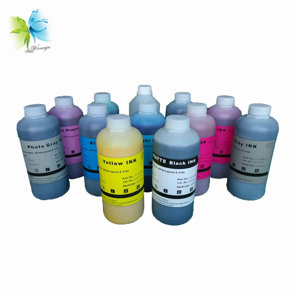 Winnerjet Best Ink For HP Designjet Z3100/Z3200 Pigment Ink---500ml each color