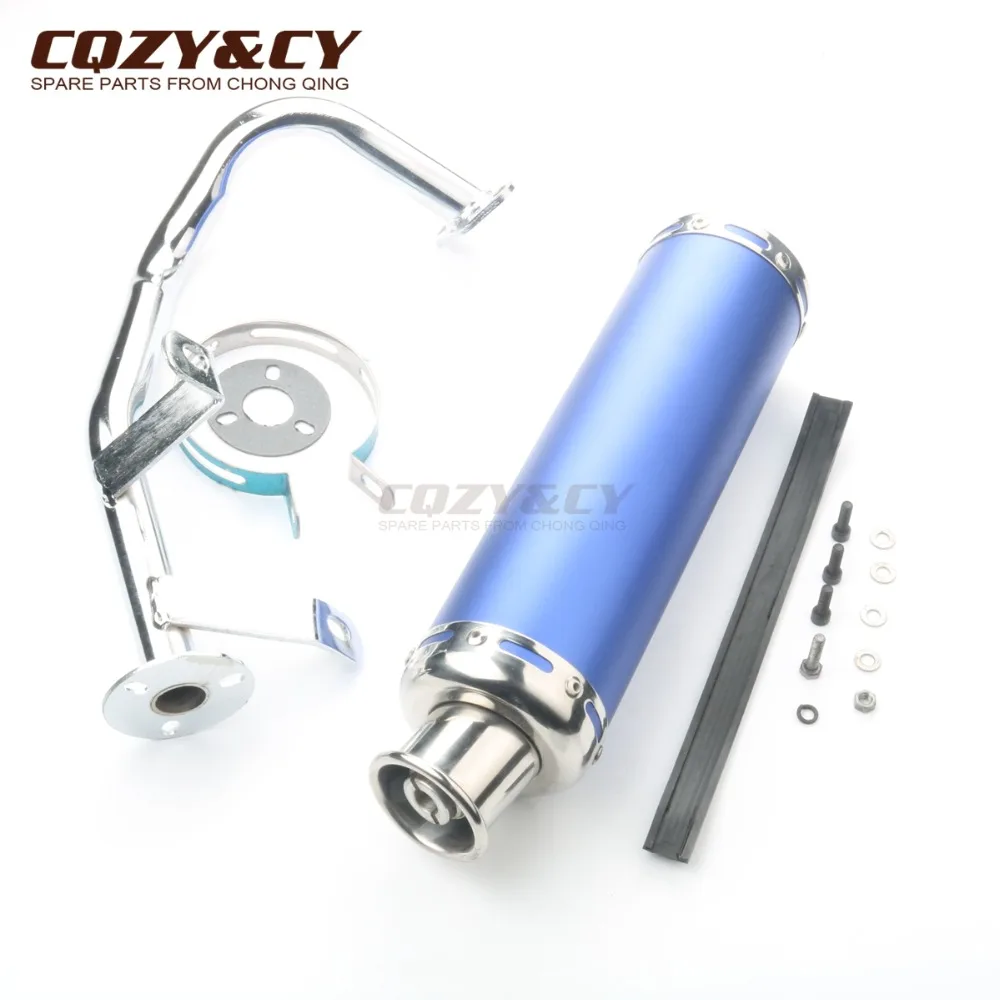 Scooter high performance exhaust pipe for SYM Fiddle 2 50 Orbit 1 50cc after 2008 AC 4 stroke