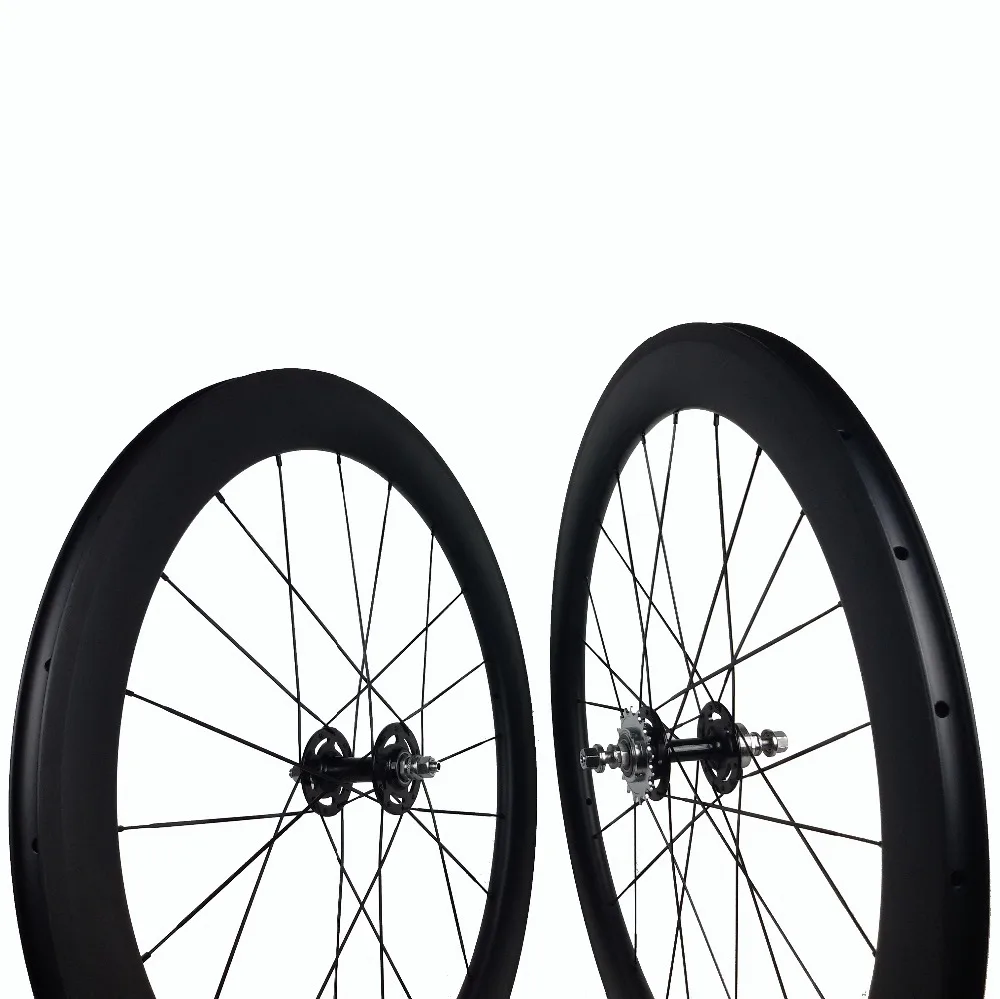 Clients Best Feedbacks&Boost Co., Ltd Advanced Tech 23mm Width 50mm Tubular CycleTrack Wheels Carbon Single Speed Fixed Gear