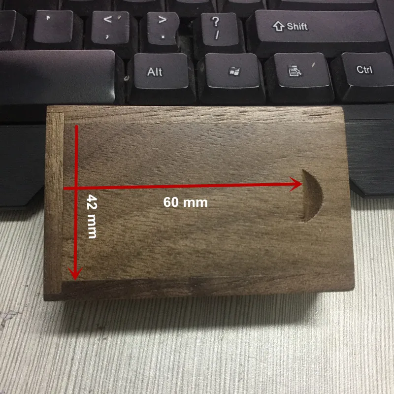 Clé USB 3.0 en bois, nouveau LOGO personnalisé, Interface en bois de noyer, lecteur Flash, Photos, images, mots