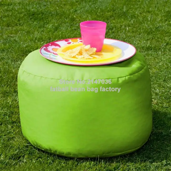 Green tea holder , Foot Stool Bean Bag Round Stool Ottoman