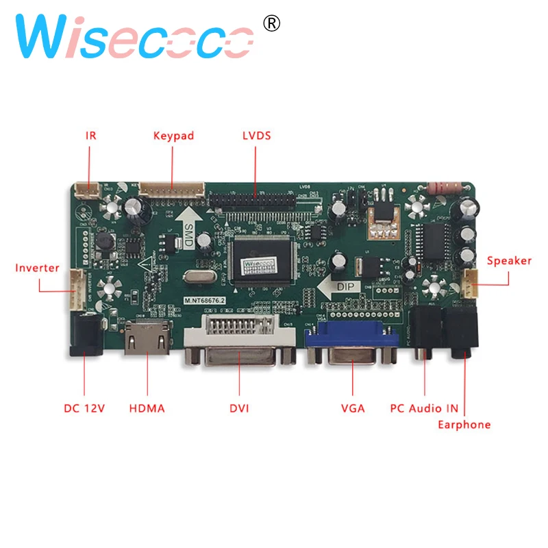 14.9 Inch 1280X390 Lcd-scherm Display Dvi Vga Lcd Controller Board LTA149B780F