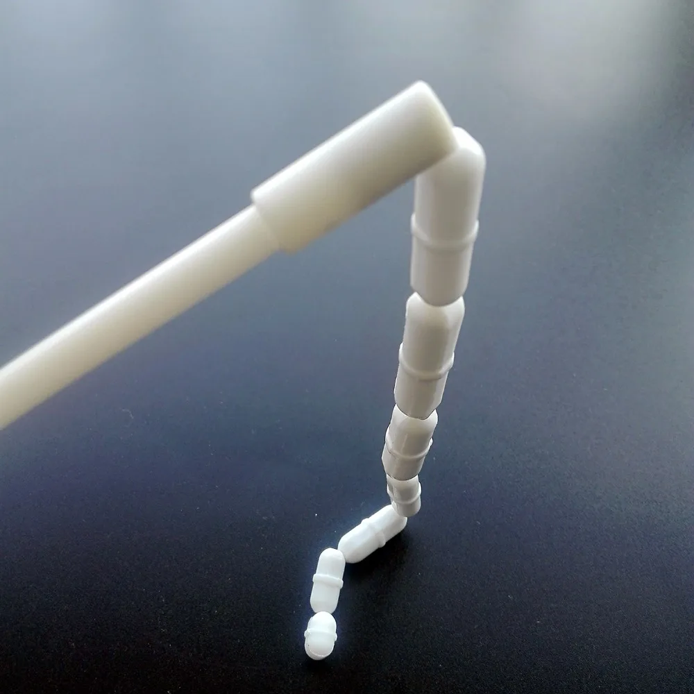 250 mm Rührstäbe, Recyclingstäbe, PTFE-Entferner für Rührstab, biegsame Rührstäbe, Recyclingstab, 1 Stück