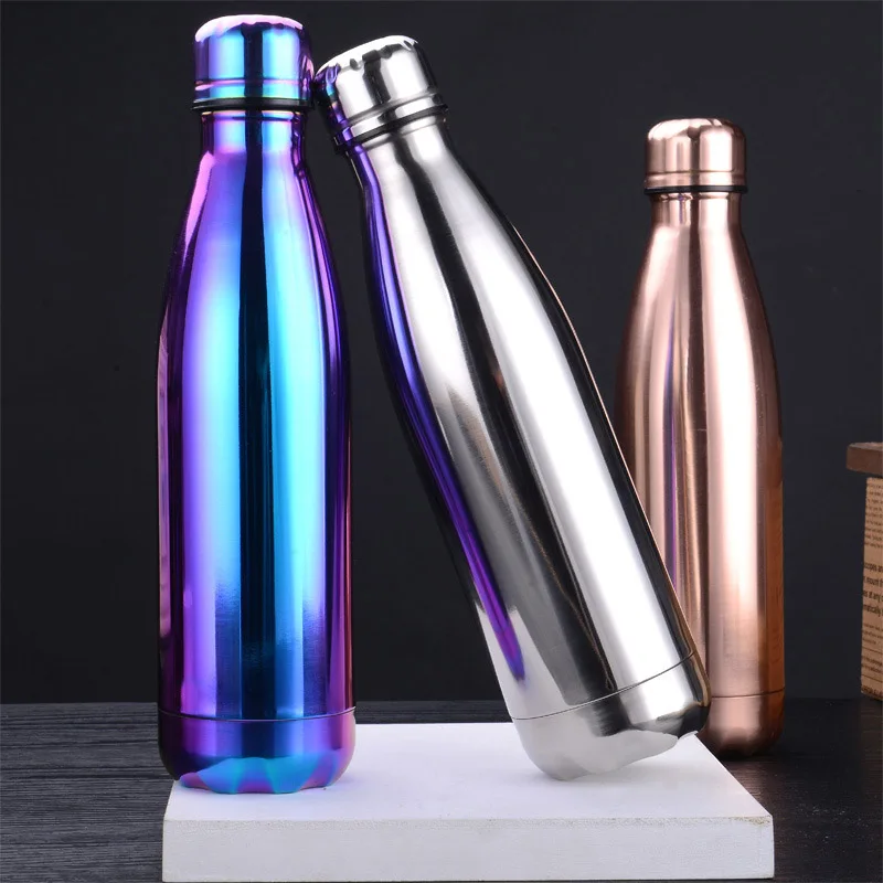 tainless Steel Vacuum Flasks 550ml Thermose Water Vacuum Bottle Flask Double-walled with for Outdoor Sports Hiking Running