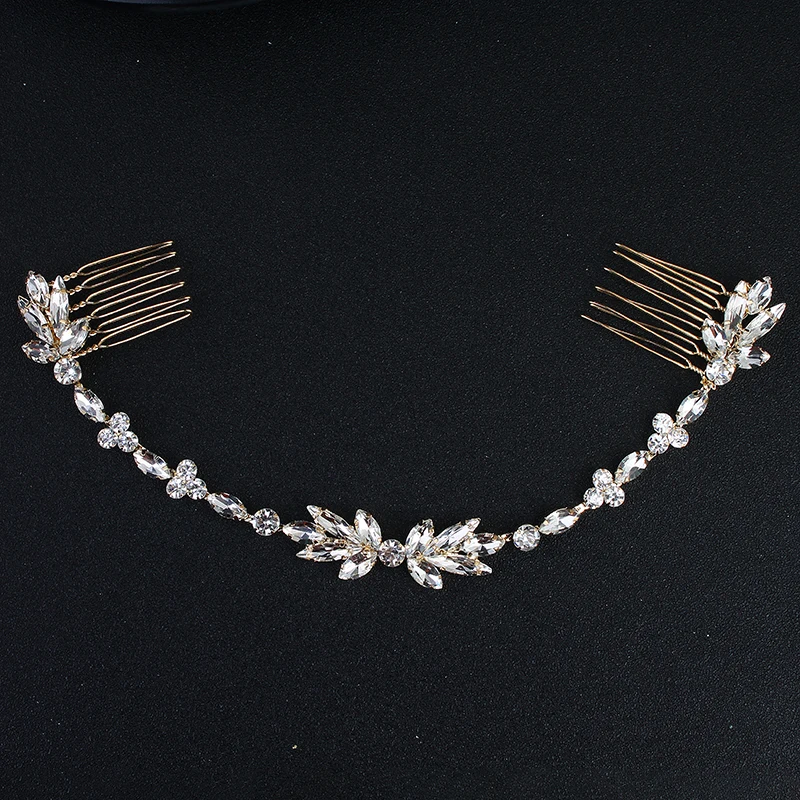 Miallo  Classic Wedding Long Hair Combs Austrian Crystal Bendable Bride Hair Jewelry Accessories Women Hairpins Hairpieces