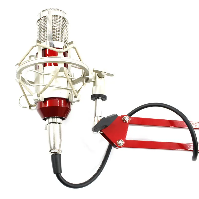 BM-800 Dynamic Condenser Sound Recording Microphone with Shock Mount for Radio Braodcasting KTV Karaoke with Shock Mount