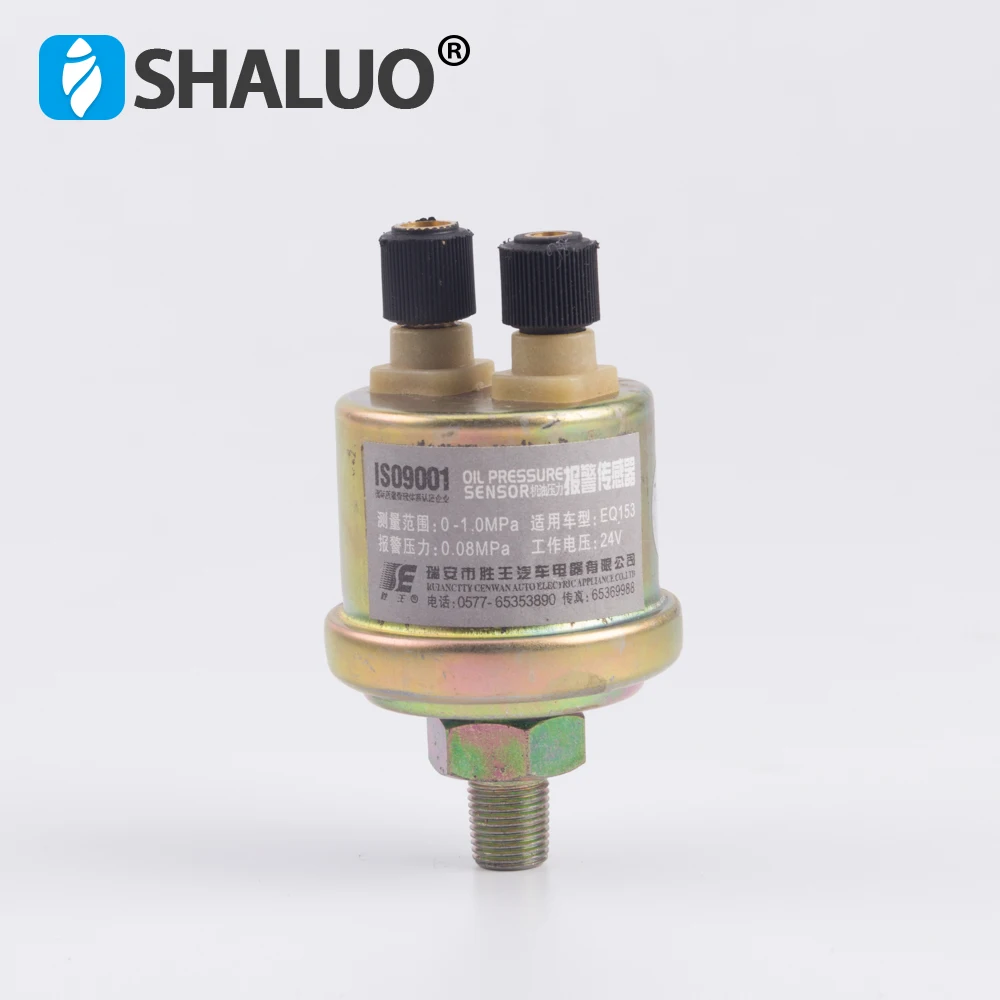 Transmissor Eletrônico dos Componentes 624v 01mpa da Tomada 0.08mpa da Pressão de Alarme do Sensor Eq153 da Pressão de Óleo de 10 mm