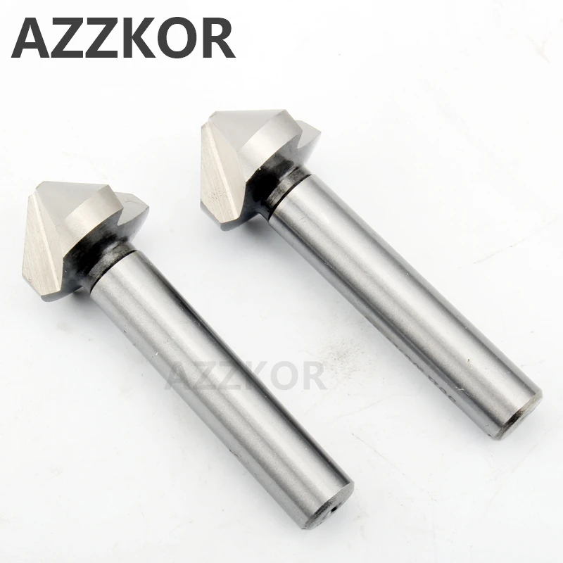 Fresa de chanfro para moagem, ferramenta cnc, aparelho cnc, 3 dentes, 90 graus, hss, aço de alta dureza, cortador de material