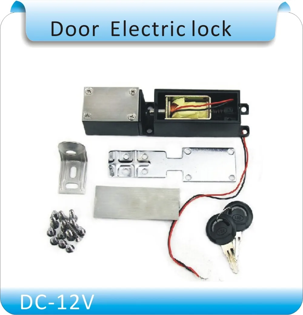 DIY EC-C2000-290S  electronic kitchen cabinet lock box cabinet door small electric bolt lock (Power NO unlock) DC-12V