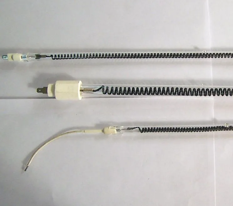 wholesale price ! infrared carbon fiber quartz heating element 600mm 400w 220v 12mm