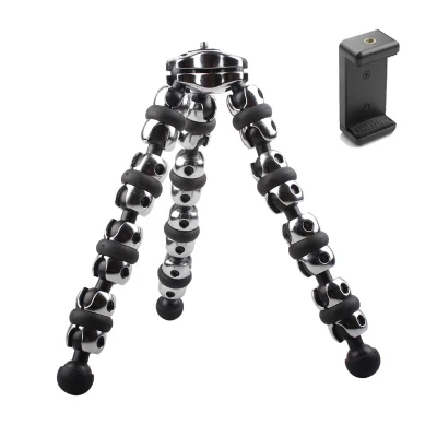Octopus treppiedi Stand Spider flessibile Mobile Mini treppiede Gorillapod per iPhone GoPro Canon Nikon Sony fotocamera tavolo scrivania telefono