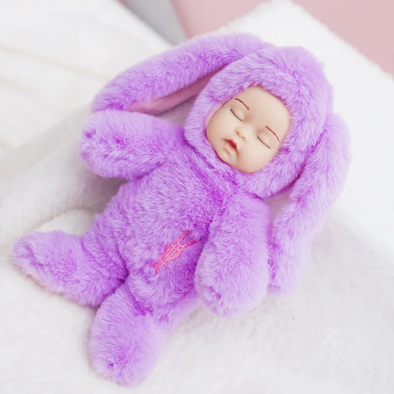 2018 Jewelry Cute Fashion Kids Plush Dolls Keychain Soft Stuffed Toys Keyring Mini Plush Animals Key Chain Baby For Girls Women