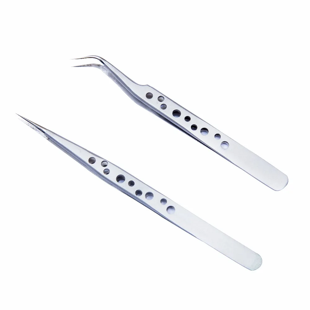 

Curved Straight Eyelash extension tweezers False eyelash Eye Lash Styling Tools Makeup tools