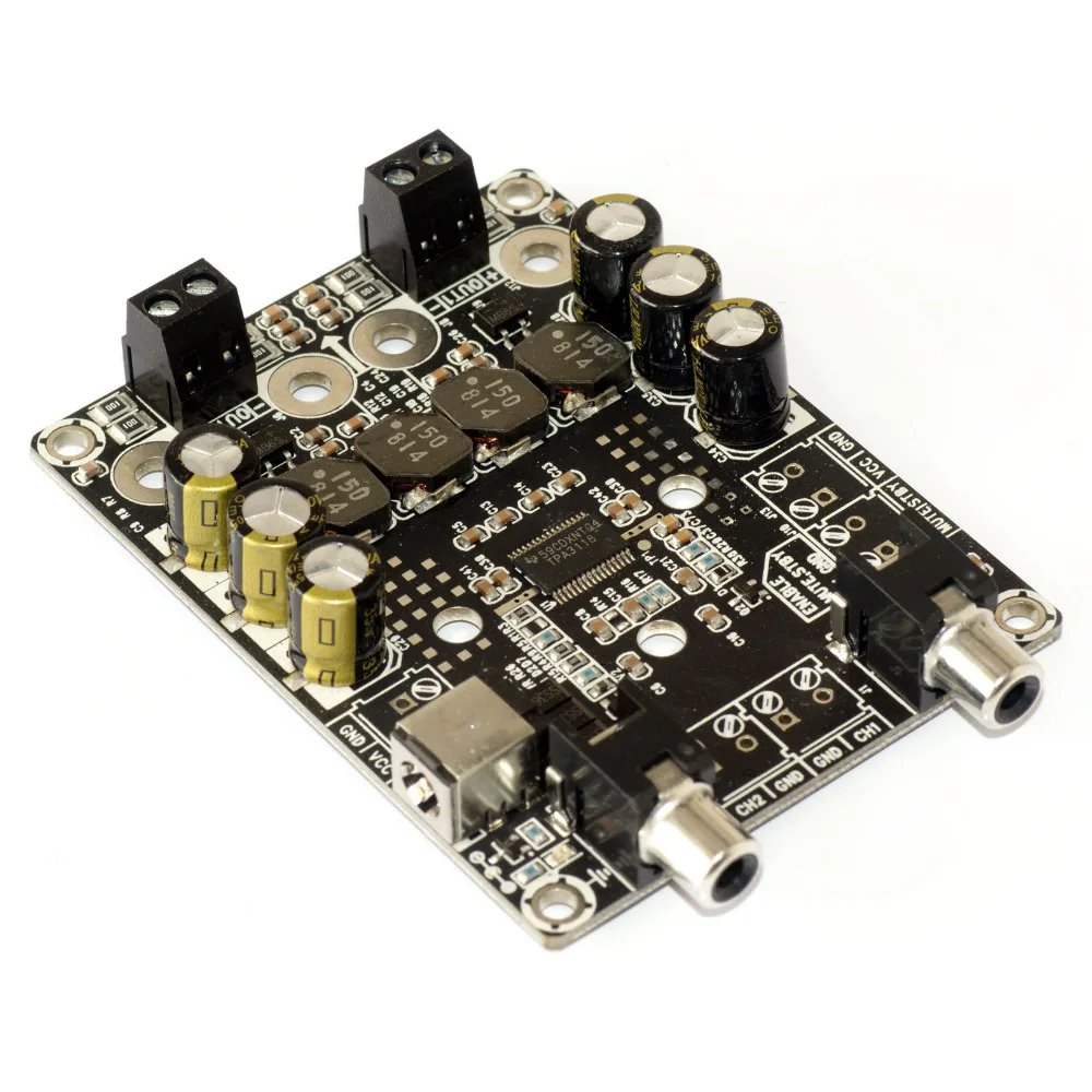 TPA3118 плата цифрового усилителя звука малой мощности двухканальная 2x30 Вт HIFI 2,0 Класс D