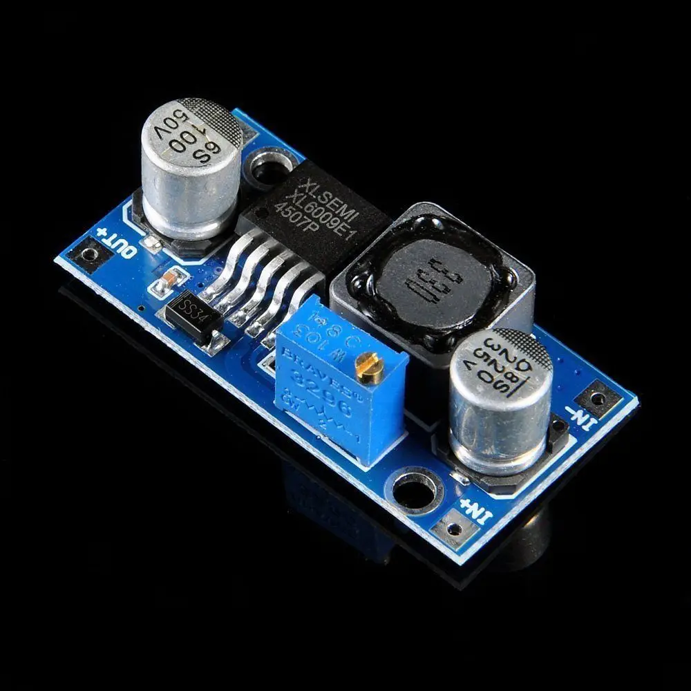 DIY LED U-HOME Max 4A Power Supply Step-up Boost Converter Module DC3V-32V to DC5V-35V Adjustable Voltage Regulator XL6009