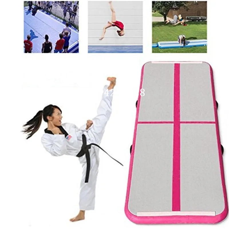 

Free Shipping 2*1*0.2m Gymnastics Mat Inflatable Tumble Track Inflatable Air Track For Sport Training