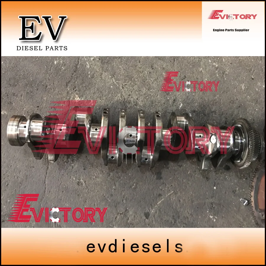 Forging steel P11C P11CT crankshaft for Hino 700 Truck