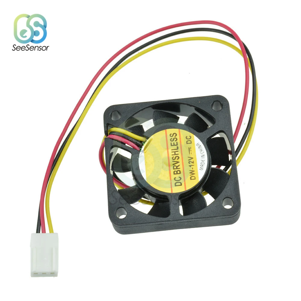 12V Mini Computer Fans CPU System Heatsink Brushless Cooling Fan Cooler 40mm x 10mm 3-pin