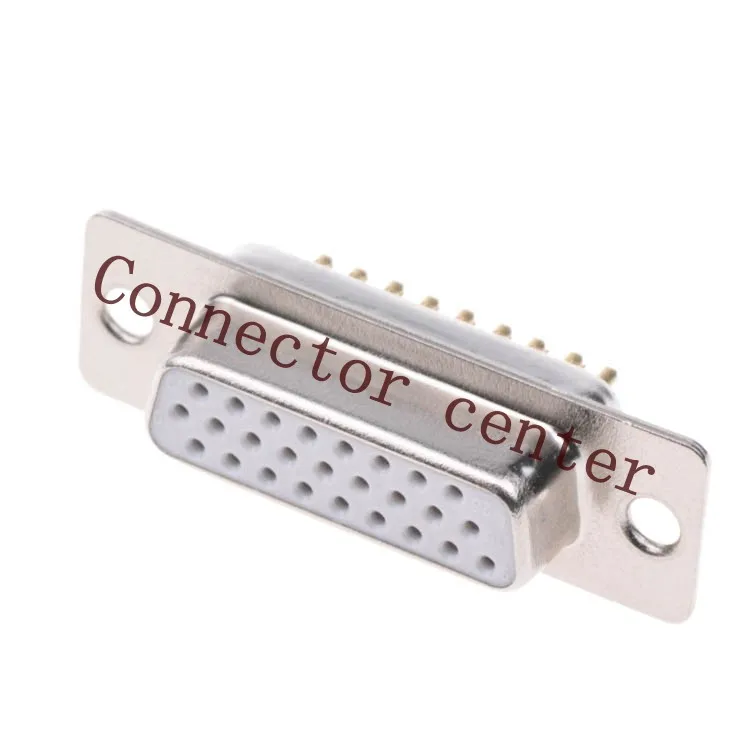 High Quality D-SUB DB Connector 26PIN 3-ROWS Female Full Gold Planted 2U DSUB