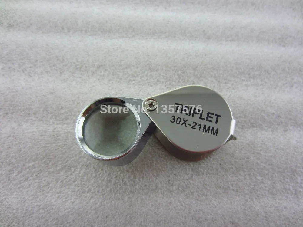 3pcs/lot 20X,10X,30X Gemstone Diamond Gold Silver Jade Testing Magnifier, Jewelery Eye Loupe, Loupe Magnifier