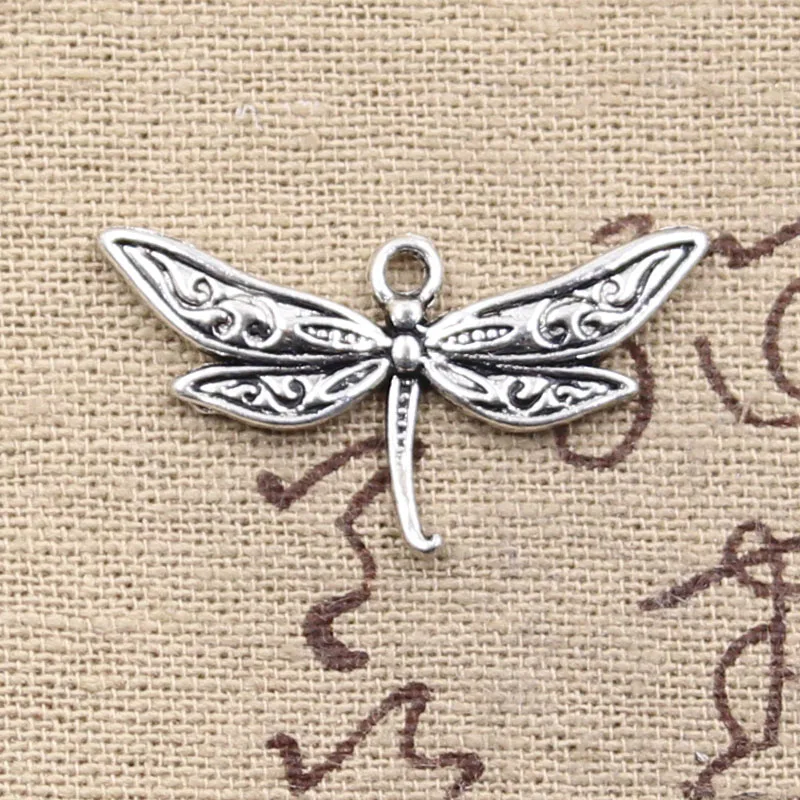 

12pcs Charms Dragonfly 31x18mm Tibetan Silver Color Pendant Findings Accessories DIY Vintage Choker Handmade Jewelry