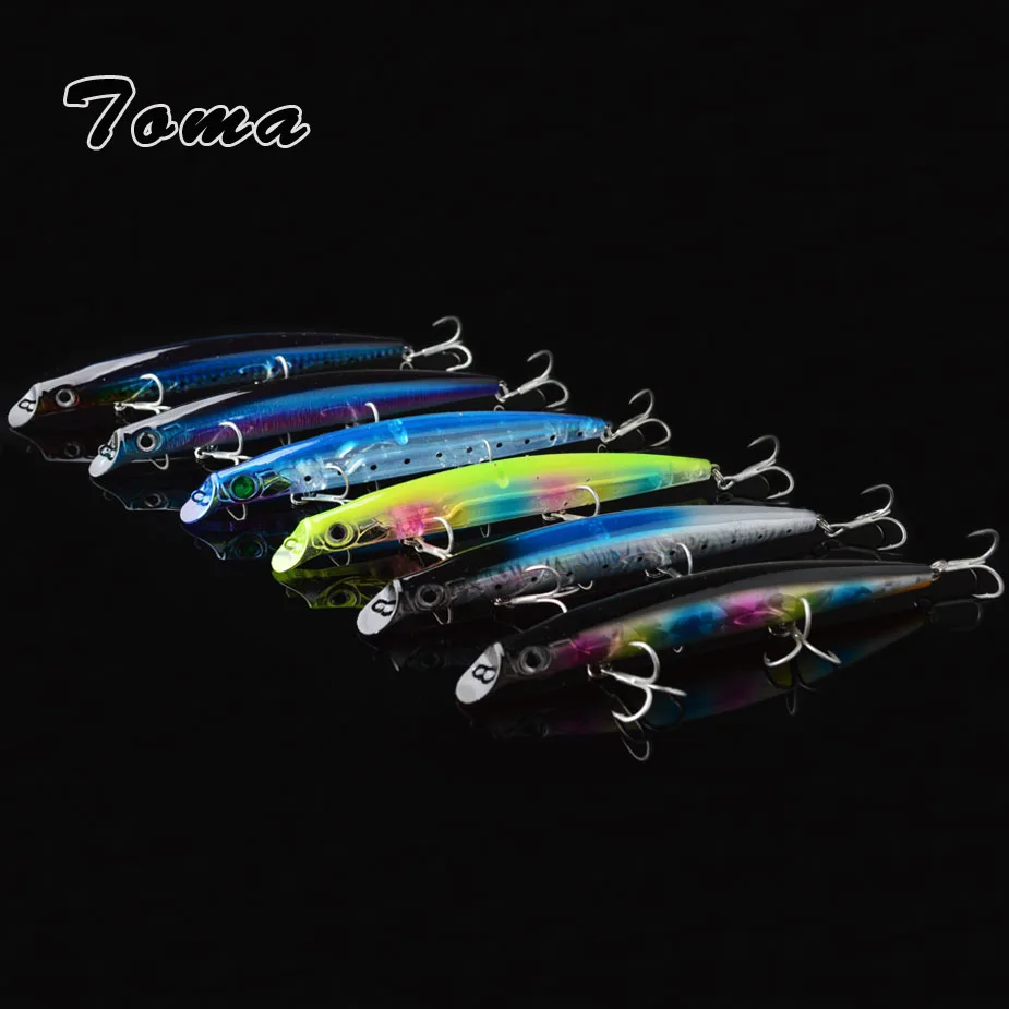TOMA Popper Topwater Fishing Lure 140mm 19g Wobbler Floating Artificial Hard Bait Crankbait Sea Bass Lure Fishing Tackle