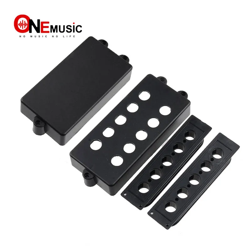 20PCS Pickup Cover/Bobbin for 4/5/6MB 4/5/6 String Bass Electric Bass M Bass Pickup Covers and Bobbin Black