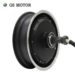 QS Motor High Power Single Shaft 12x3.5inch 5KW 5000W V4 Electric Scooter Hub Motor With High Speed