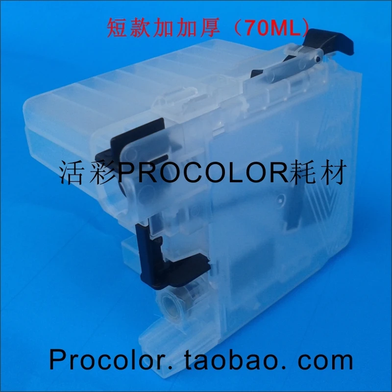 PROCOLOR refillable inkjet cartridge LC119XL BK(70ML)/LC115XL C/M/Y for BROTHER MFC-J6975CDW/J6970CDW/J6770CDW/ J6570CDW