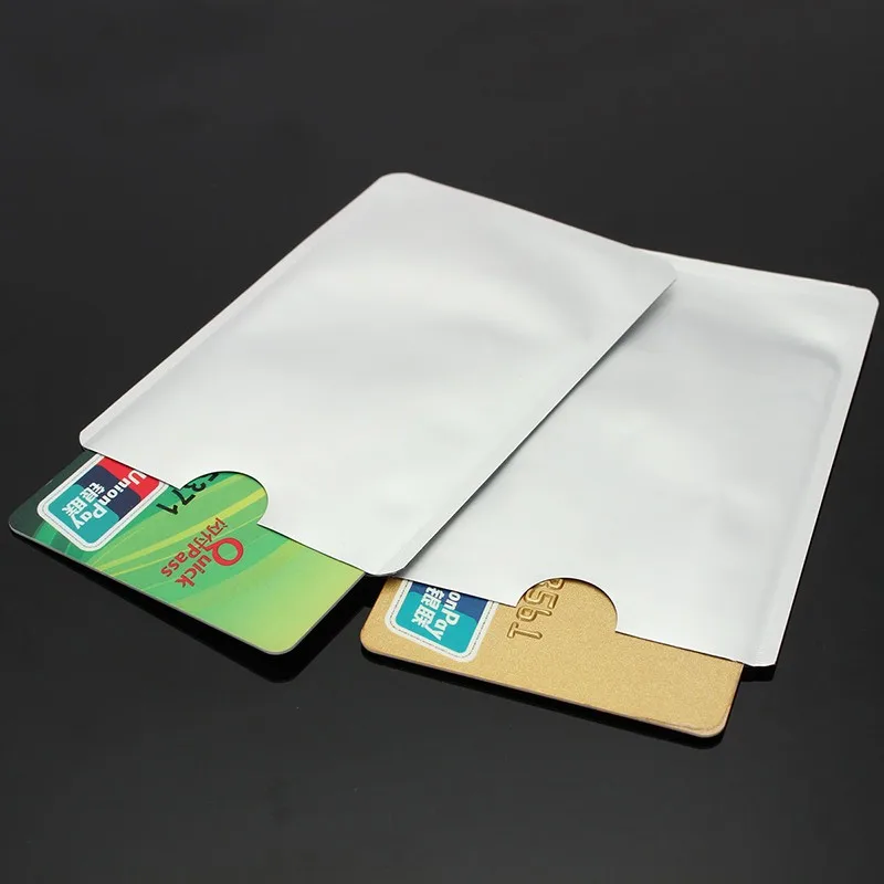 Porte-carte étanche en aluminium avec blocage RFID, carte de crédit, carte de visite bancaire, protecteur sécurisé, étui de voyage, 10 pièces par ensemble