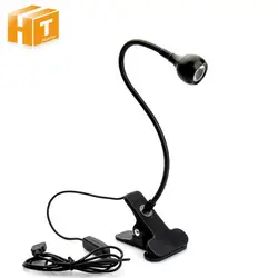 LED Book Light with Clip 1W Flexible LED Reading Lamp USB Power Supply LED Desk Lamp.