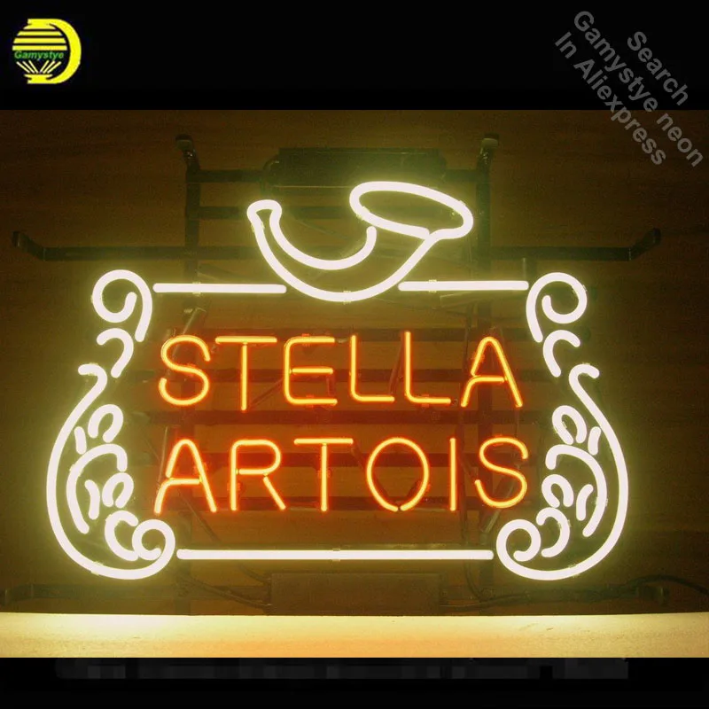 

Neon Sign for Stell Artoi Neon Tube Sign Commercial Light handcraft Lamps Store Displays Room neon light sign real glass tube