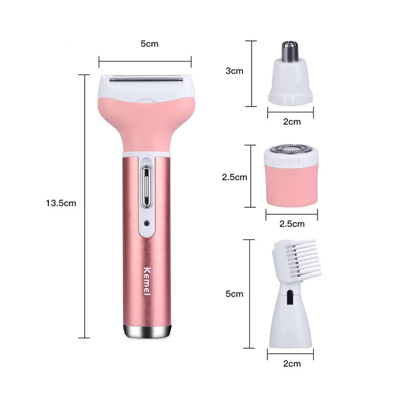 Multifunction Women Hair Removal Lady Shaver Wool Device Epilator Female Shaving Machine Eyebrow Nose Electric Trimmer Razor