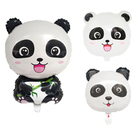 1PC Cartoon Panda Foil Balloon China National Treasure Happy Birthday party decor kids air balloon globos Helium ball